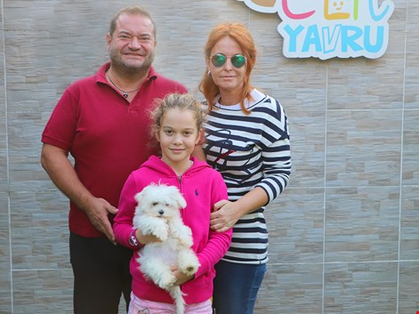 Mete Öz ve Ailesi, Maltese Terrier yavrularına kavuştu