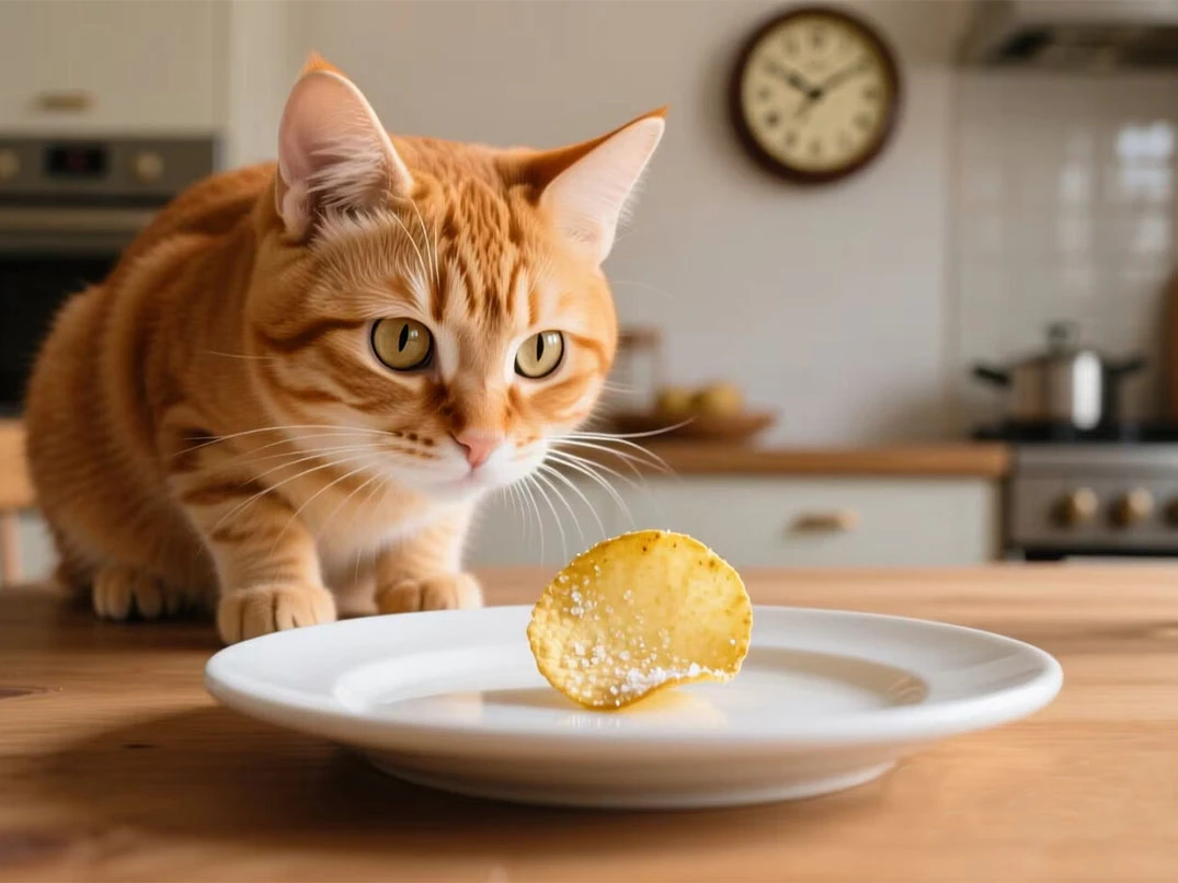 Kediler Cips Yer mi?