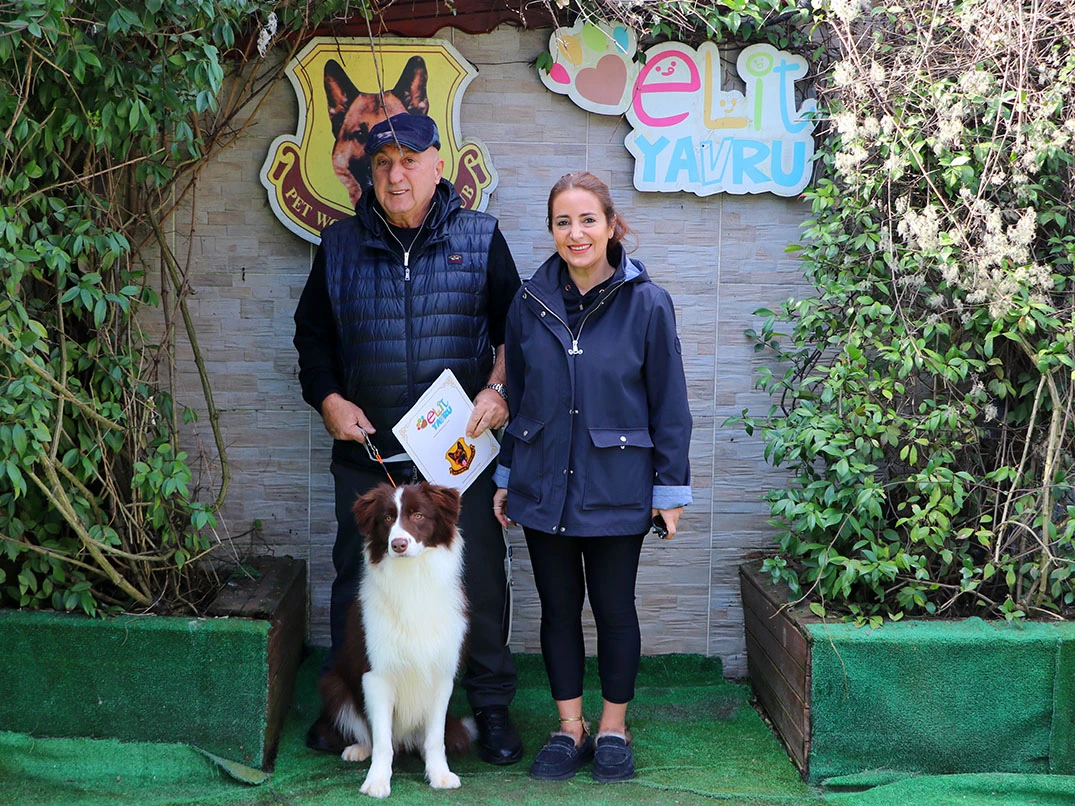 Kalyoncu ailesinin üyesi Carlo İleri itaat eğitimini tamamladı