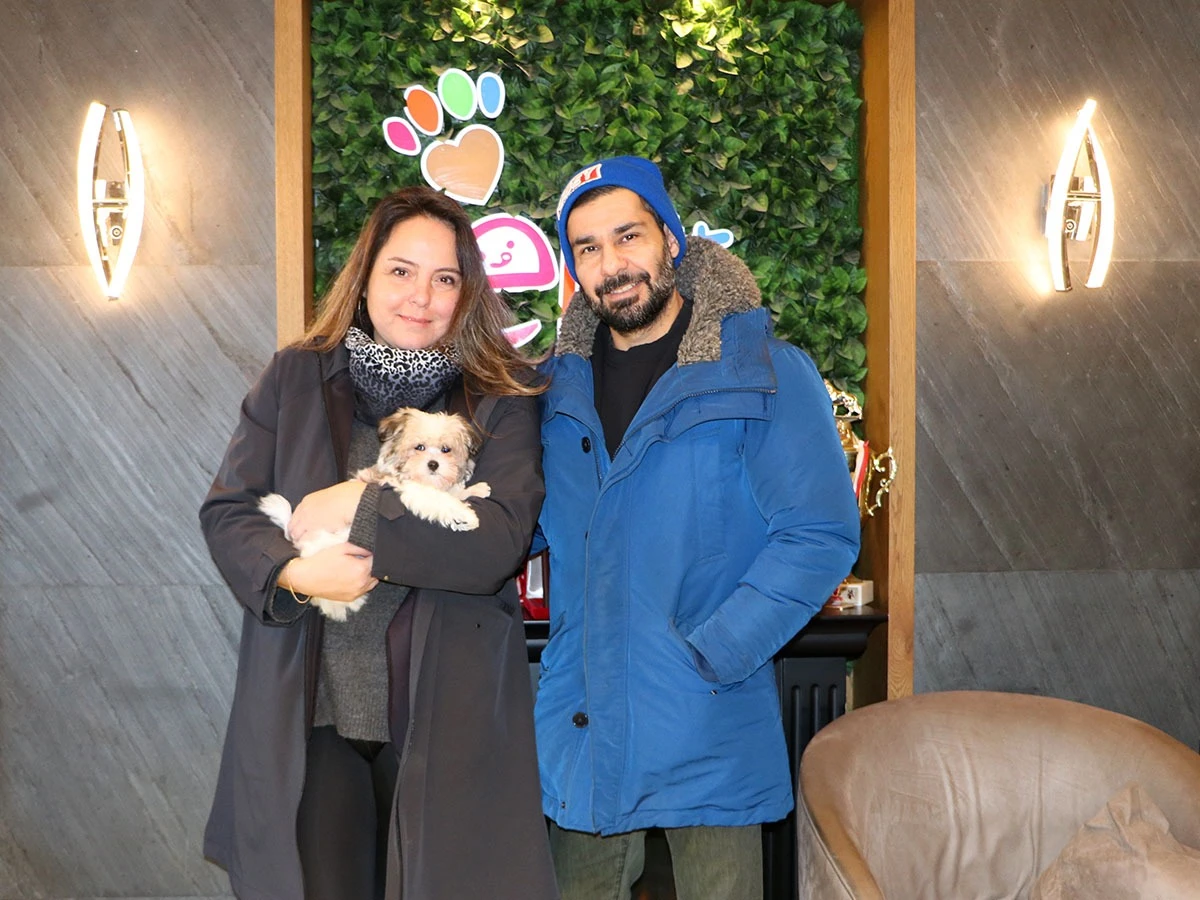 Fulya Hanım ve ailesi Morkie kızlarına kavuştular