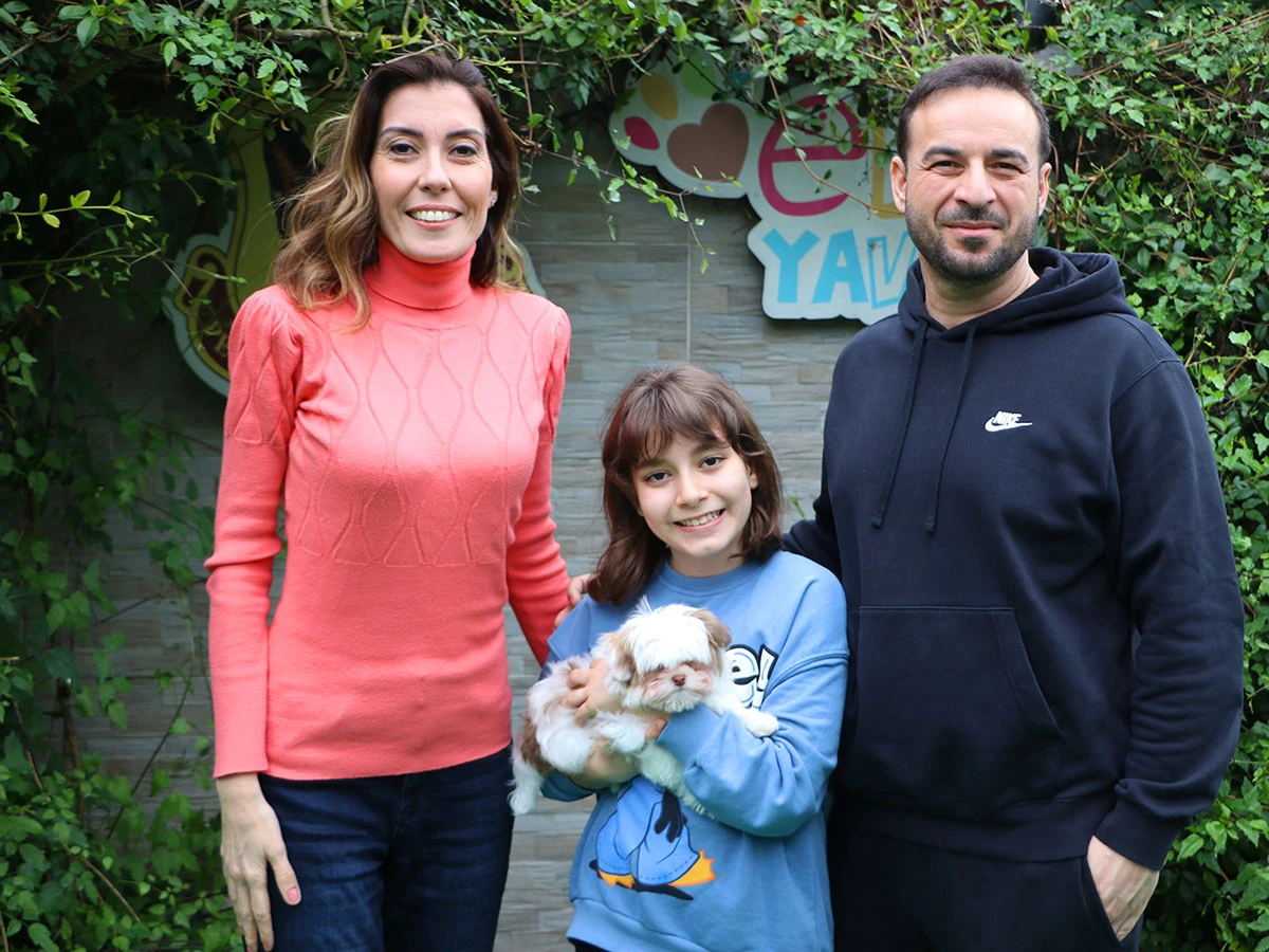 Leyla Hanım ve ailesi Teacup Morkie yavrularına kavuştular