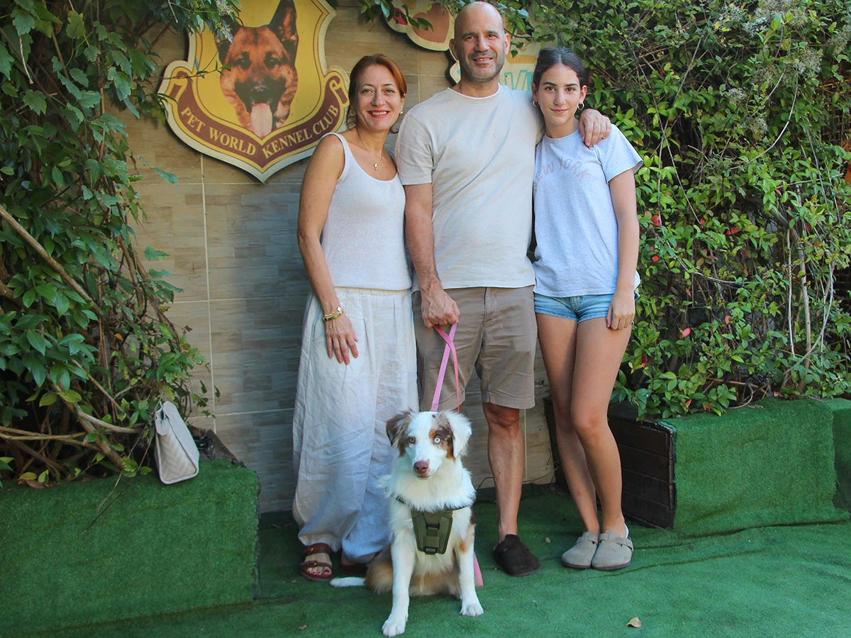Sevgili Leyla Hanım ve ailesi Miniature American Shepherd yavrularına kavuştular