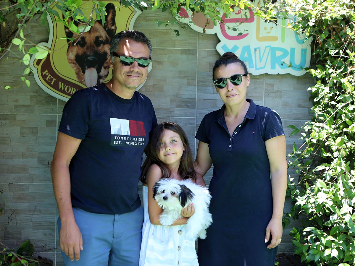 Miraç Bey ve ailesi Morkie yavrularına kavuştular