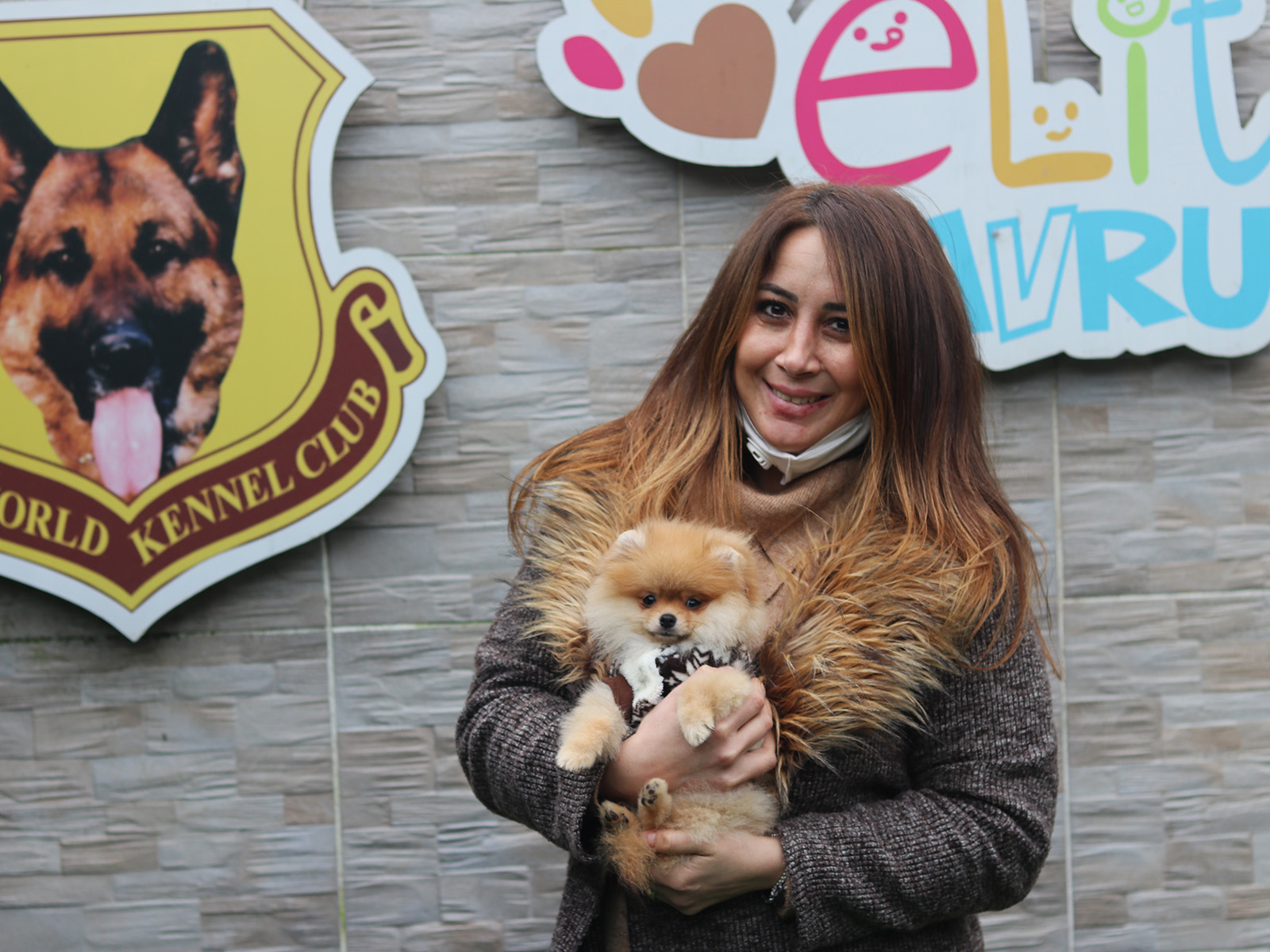 Ebru hanım Teacup Pomeranian yavrusuna kavuştu.