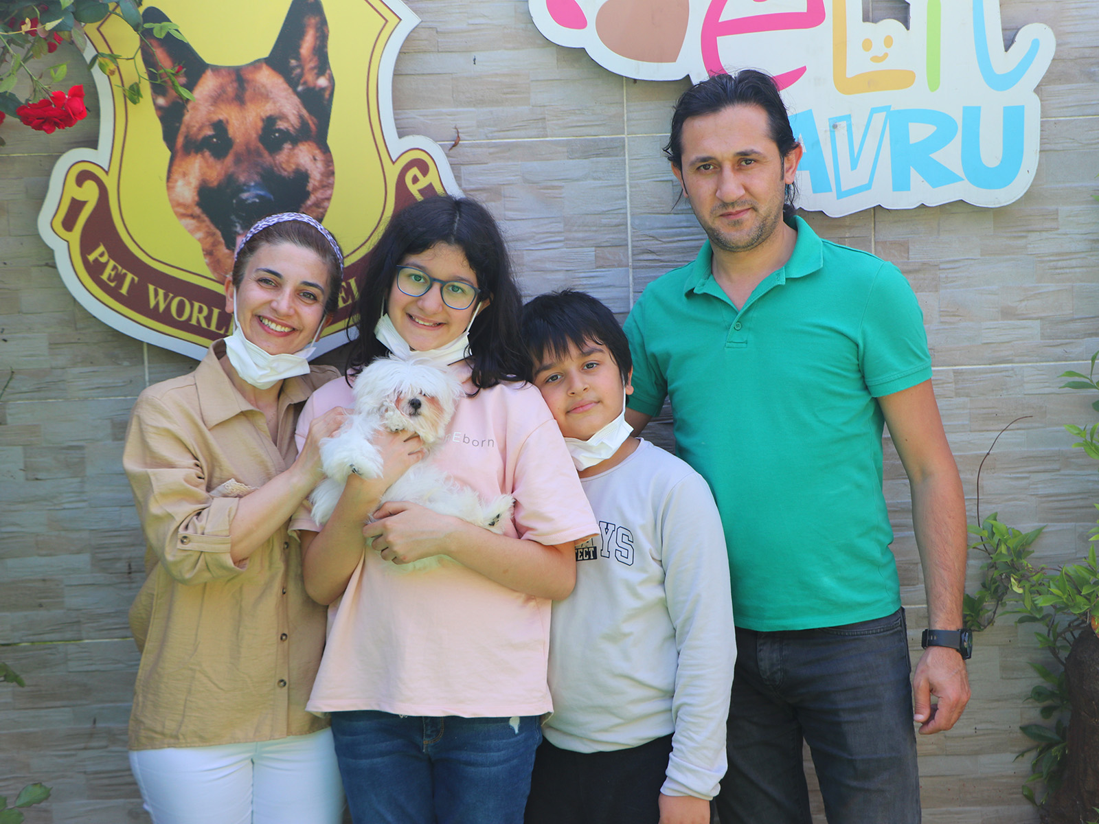 Karcıoğlu ailesi Maltese yavrularına kavuştular.
